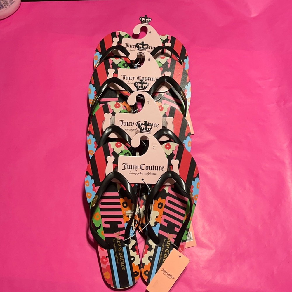 Juicy Couture “Solo” women’s flip flops